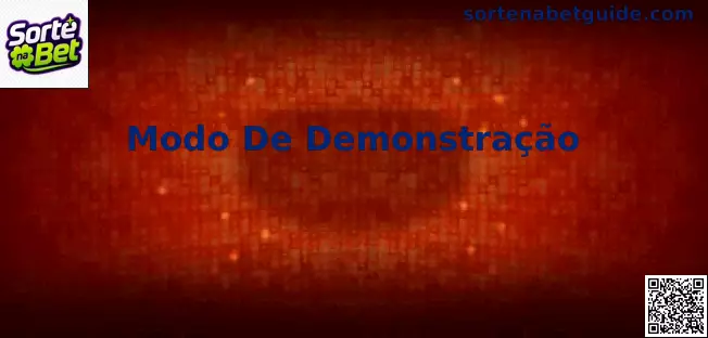 Tela ilustrativa sobre o Modo De Demonstração na Sorte na Bet