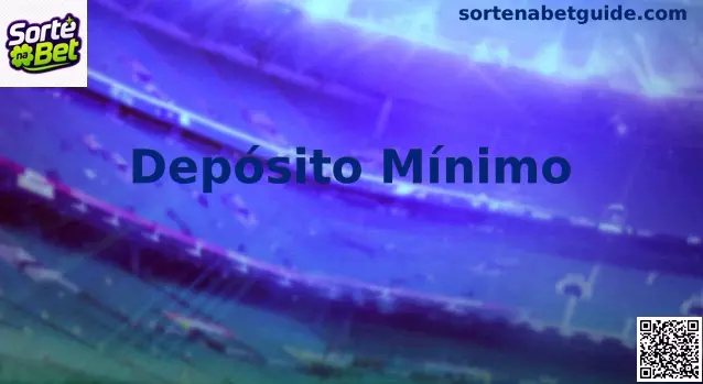 Infográfico explicativo sobre Depósito Mínimo na Sorte na Bet
