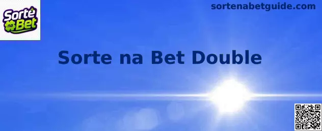 Representação visual do jogo Sorte na Bet Double