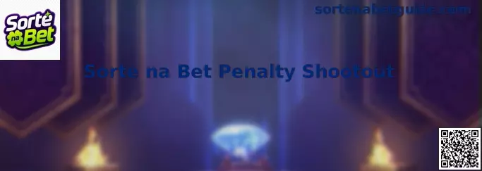 Interface ilustrativa do Sorte na Bet Penalty Shootout