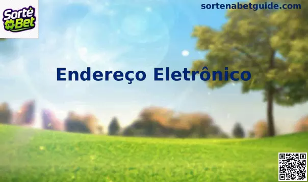 Interface de validação do endereço eletrônico na Sorte na Bet