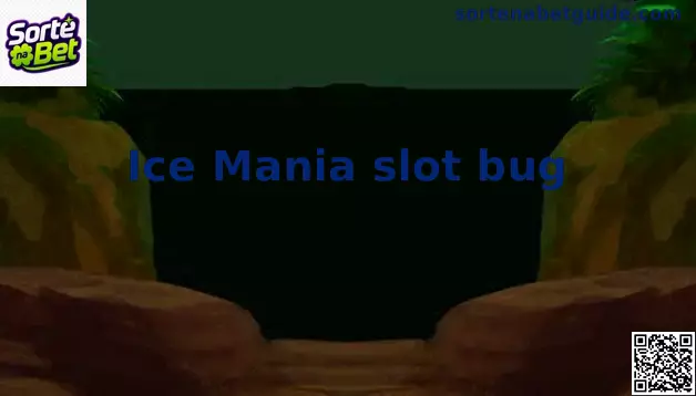 Tela ilustrativa do Ice Mania Slot com visual de gelo e neon